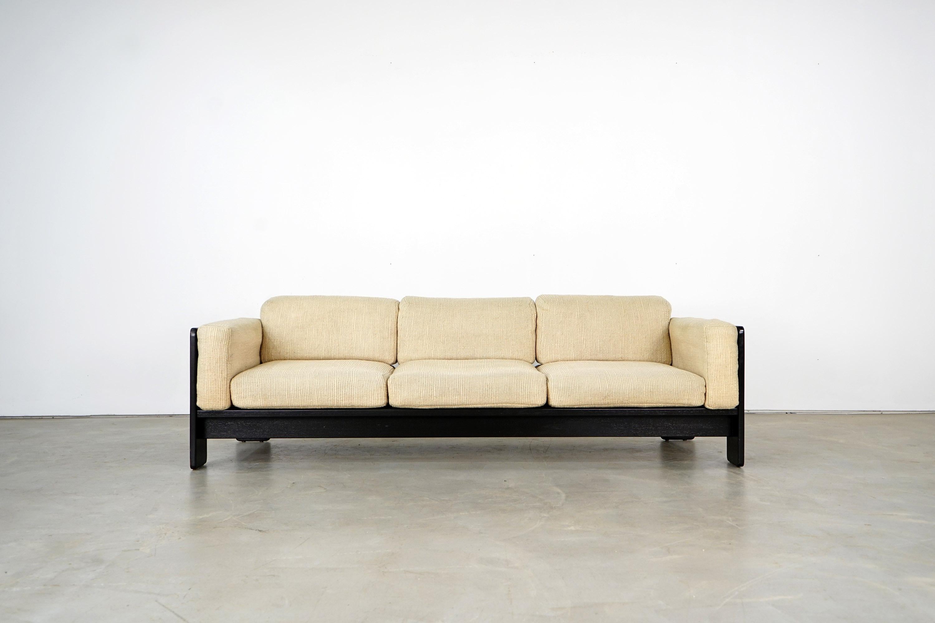 Mid-Century Modern Three-Seat Couch of the Bastiano Series, Afra & Tobia Scarpa for Knoll Int.