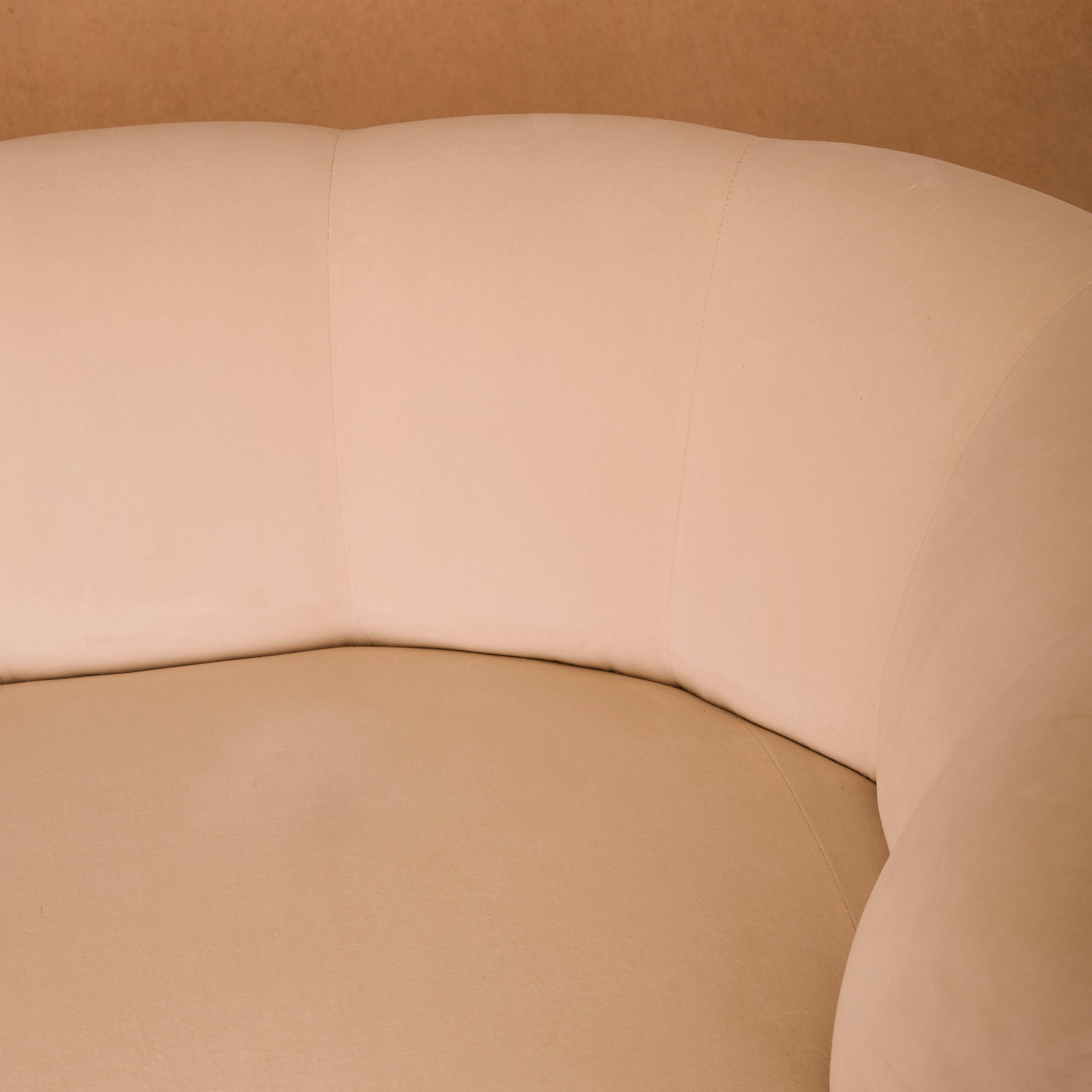 banana cream sofa