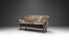 Three-Seater Mid-Century Modern Sofa by Berga Möbler, Sweden 1940s