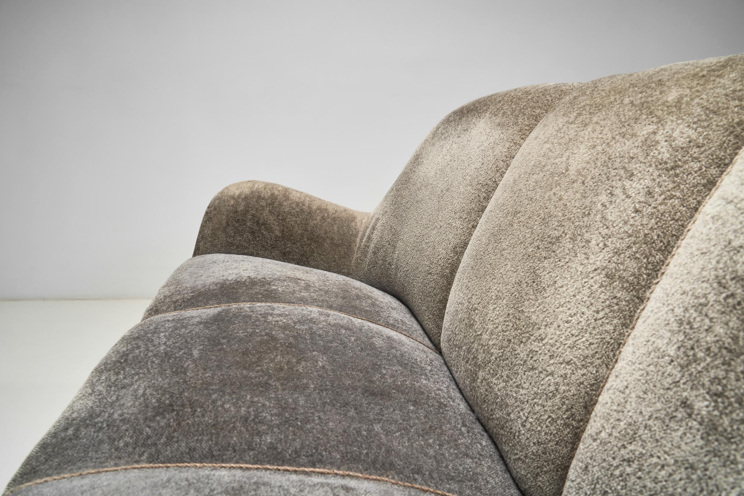 Three-Seater Mid-Century Modern Sofa by Berga Möbler, Sweden 1940s 3