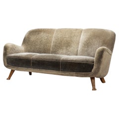Three-Seater Mid-Century Modern Sofa by Berga Möbler, Sweden 1940s