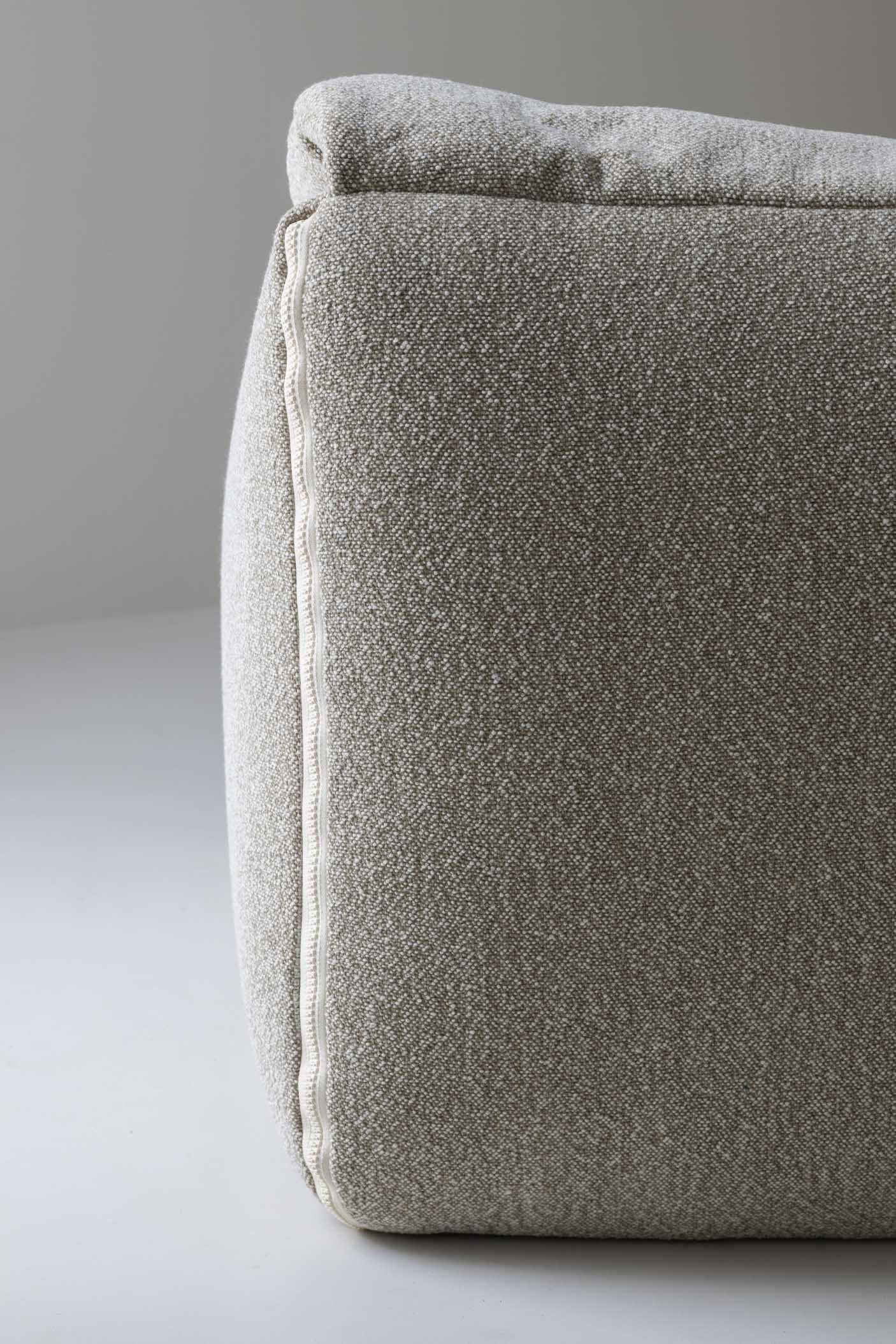 Three-seater Plumy by Annie Hieronimus for Cinna / Ligne Roset, France 1970s. 3