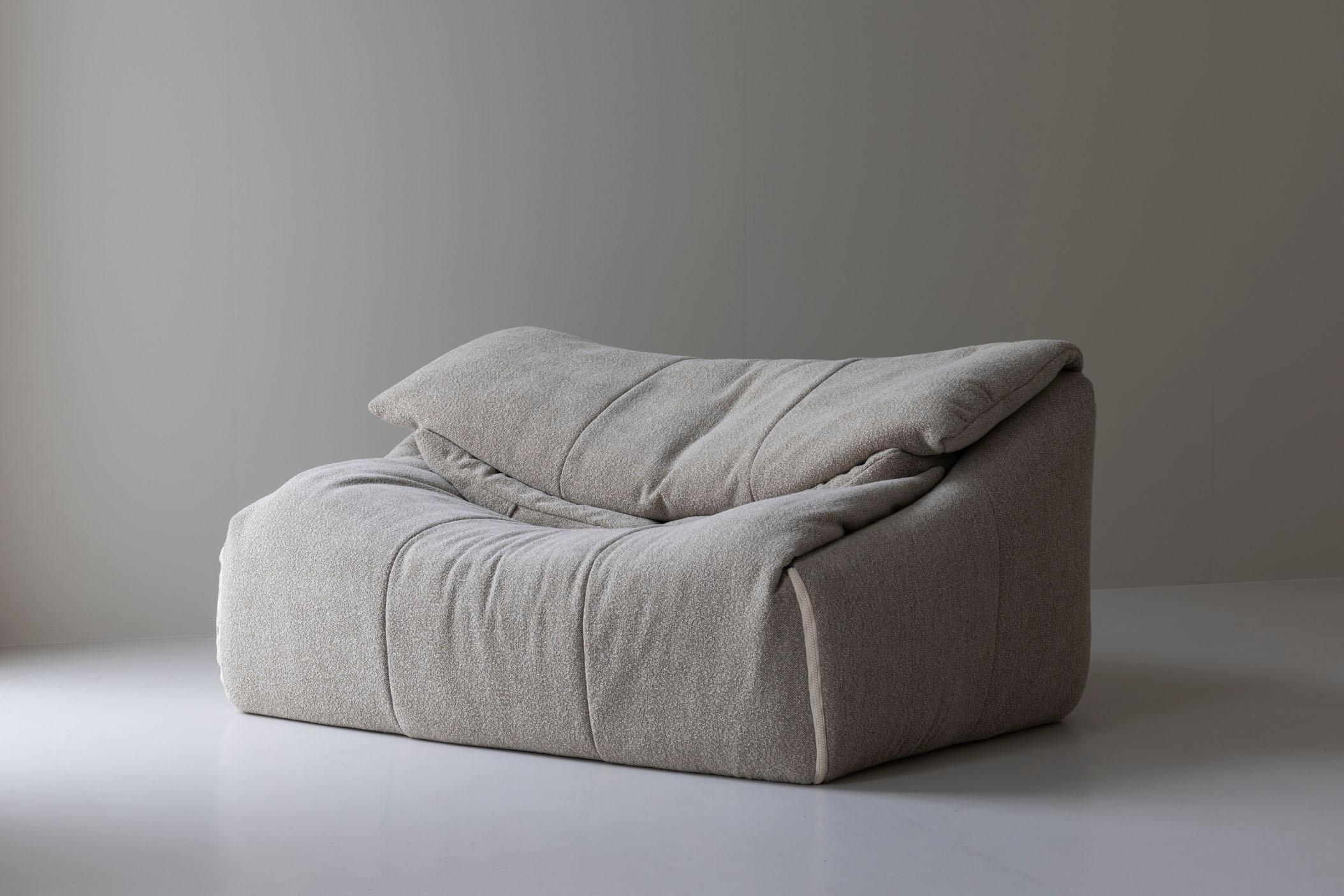 Mid-Century Modern Three-seater Plumy by Annie Hieronimus for Cinna / Ligne Roset, France 1970s.