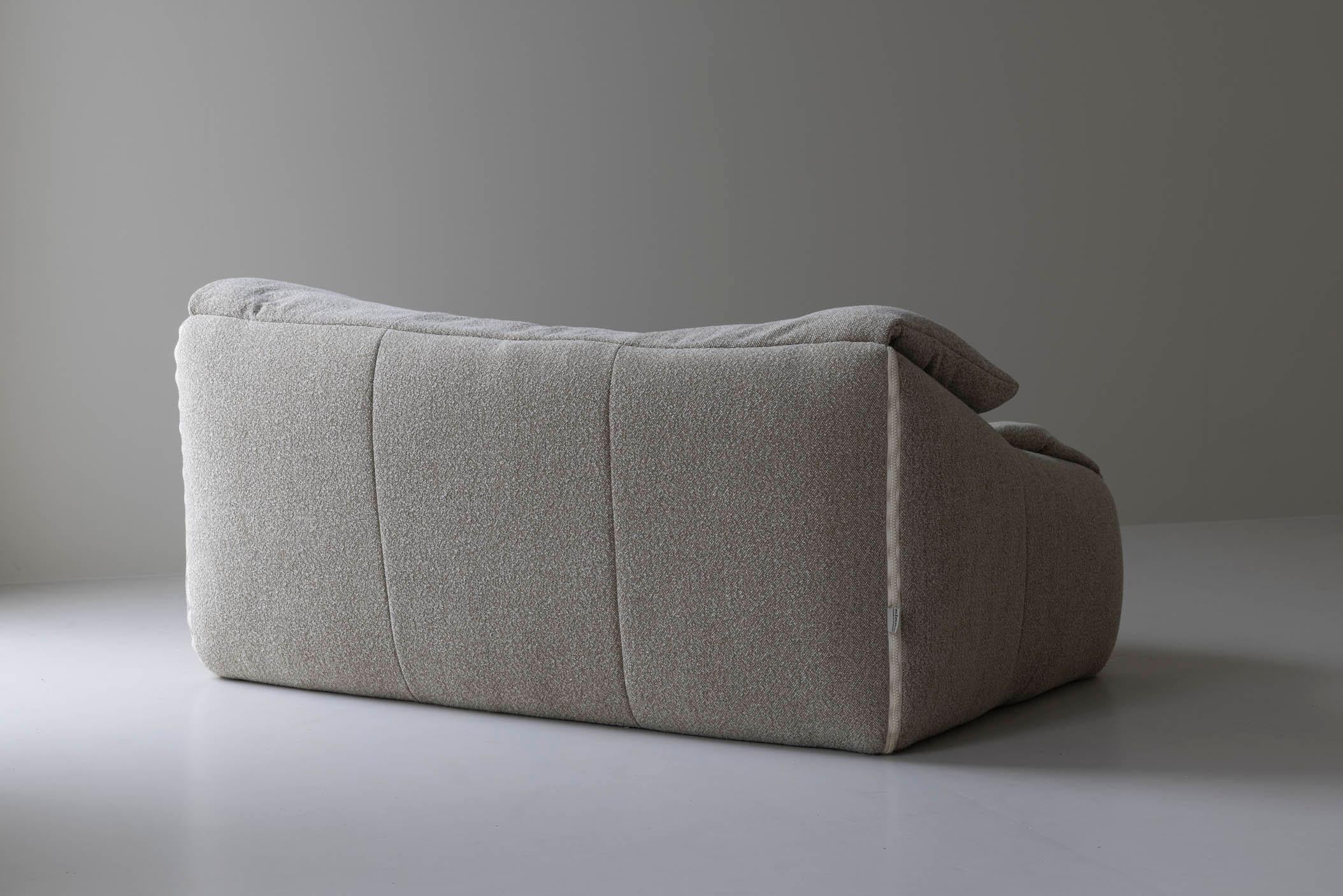 Three-seater Plumy by Annie Hieronimus for Cinna / Ligne Roset, France 1970s. 1