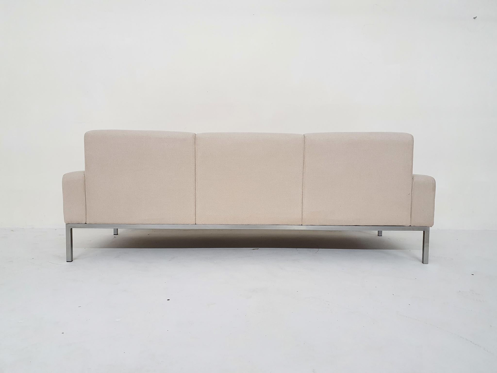 Metal Three-Seater Sofa Attrb to Gelderland, The Netherlands 1950's For Sale