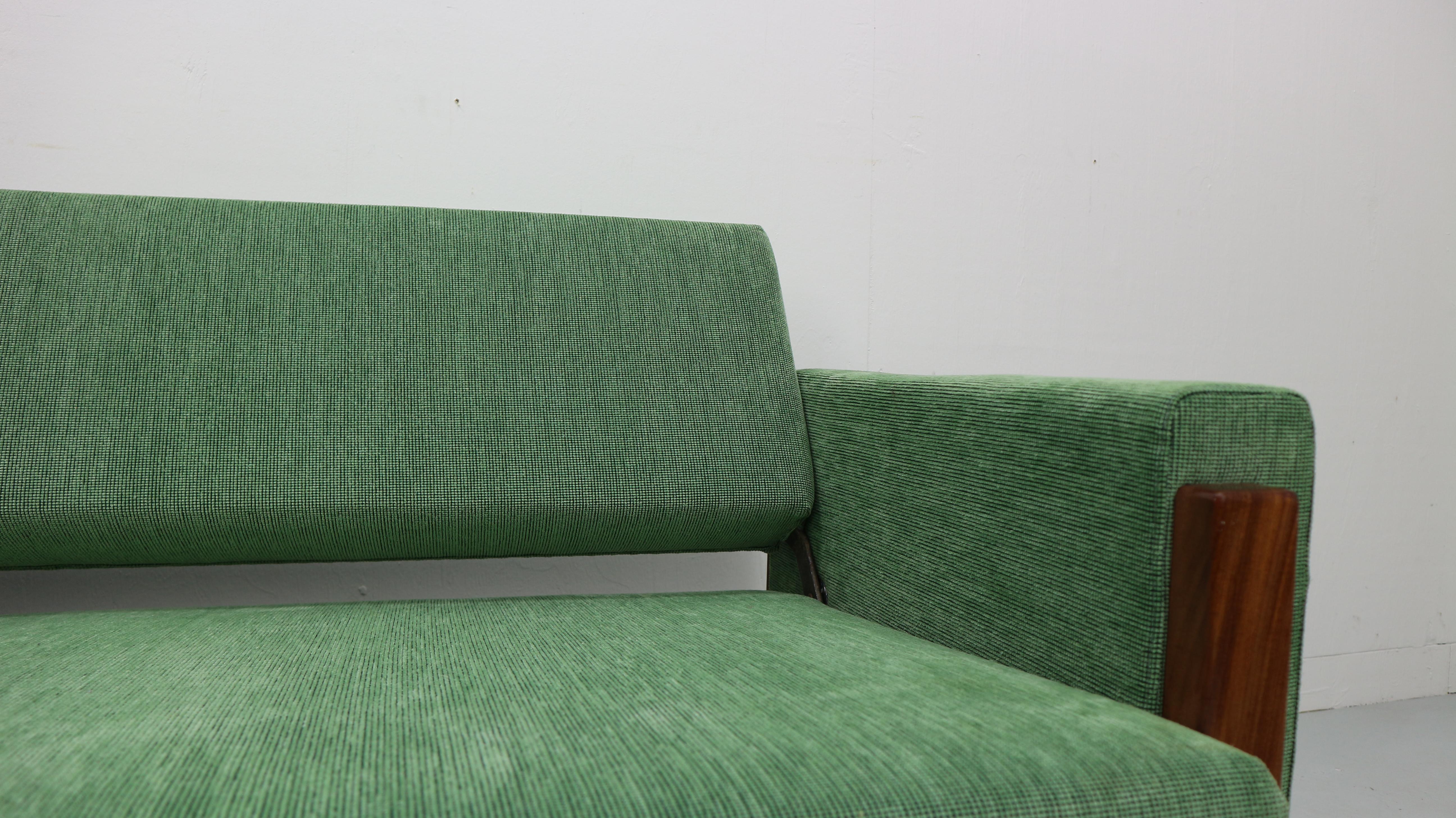 Dutch Three-Seat Sofa Bed by Yngve Ekstrom for Pastoe, 1960s