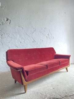 Dreisitziges Sofa von Bröderna Andersson, Schweden 1950er-1960er Jahre