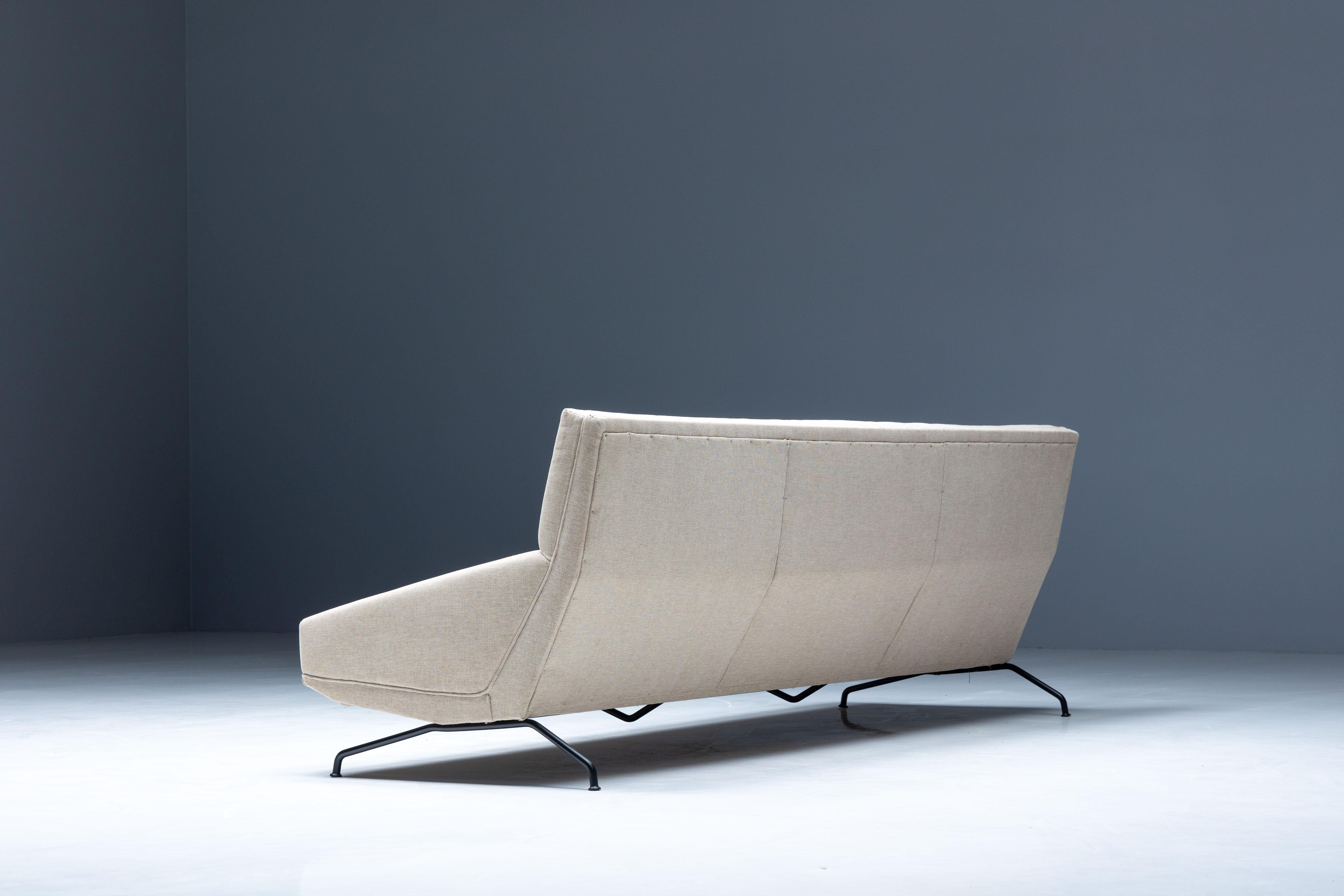 Belgian Three-Seater Sofa by Georges van Rijck for Beaufort, Belgium, 1960s For Sale