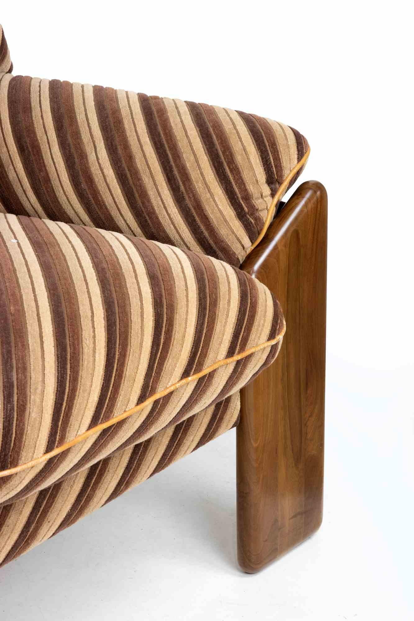 Three-Seater Sofa by Mario Marenco for Mobilgirgi, 1970s In Good Condition In Roma, IT
