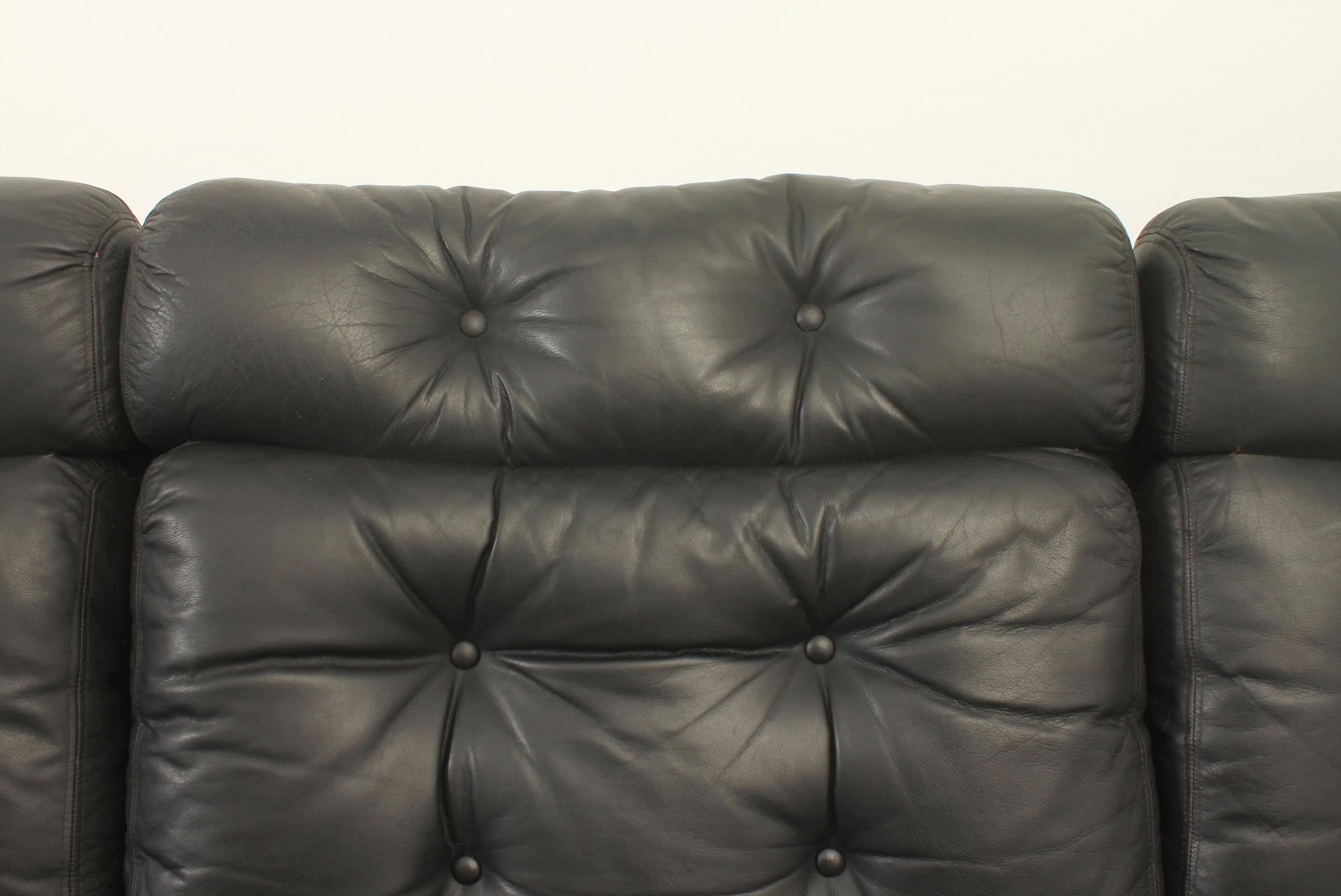 Milieu du XXe siècle Canapé Three Seater de Tobia Scarpa pour B&B, Italie en vente