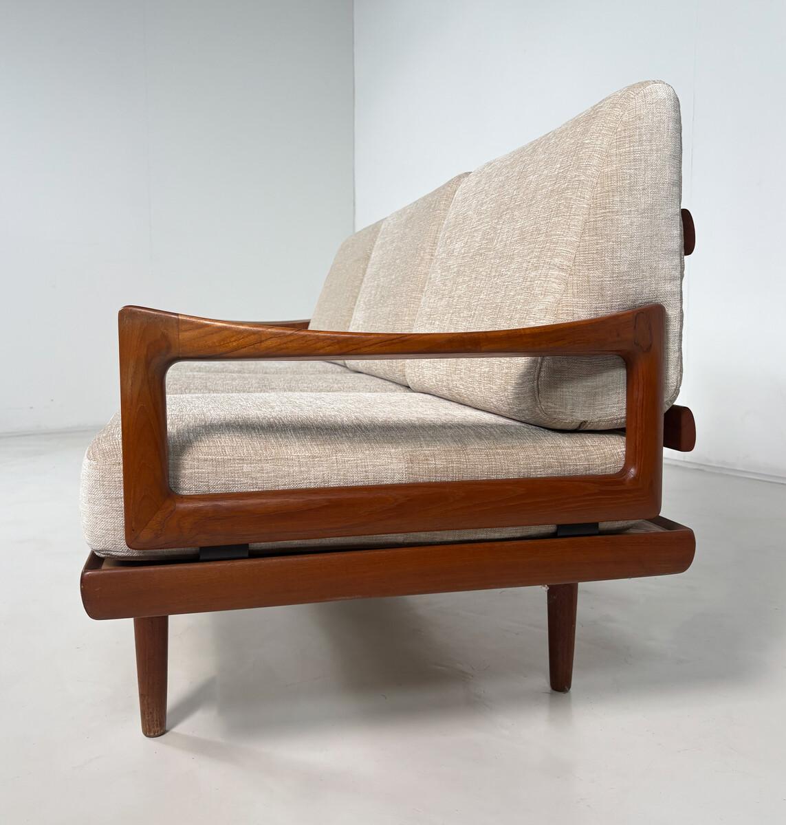 Danish Three-Seater Sofa by Tove & Edvard Kindt-Larsen, Denmark, 1960s For Sale