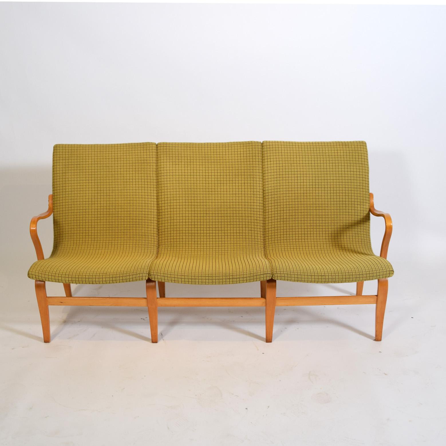 Drei-Sitzer-Sofa „Eva“, entworfen Bruno Mathsson (Skandinavische Moderne) im Angebot