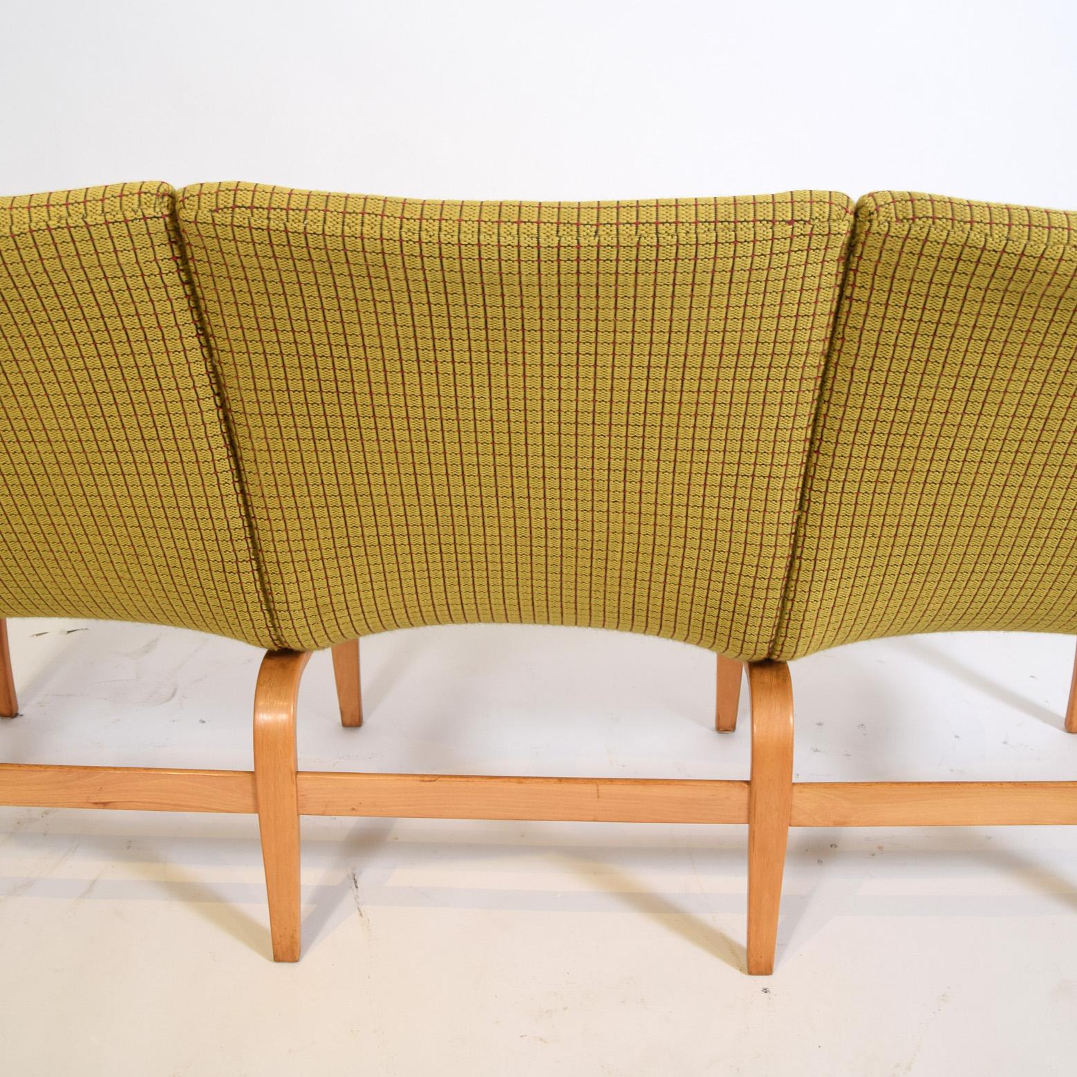 Drei-Sitzer-Sofa „Eva“, entworfen Bruno Mathsson (Bugholz) im Angebot