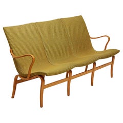 Vintage Three seater sofa "Eva", design Bruno Mathsson