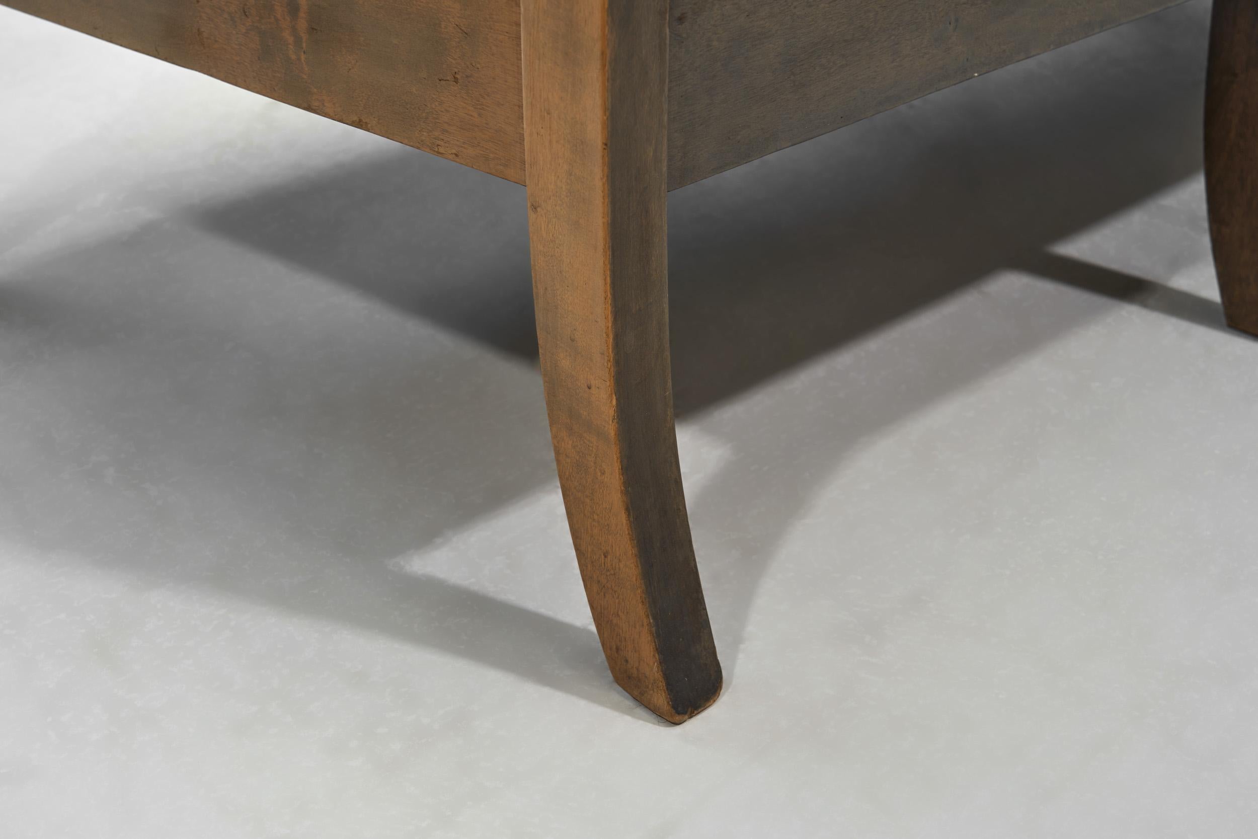 Canapé trois places en tissu mohair bleu par Jørgen Christensen, Danemark années 1930 en vente 9