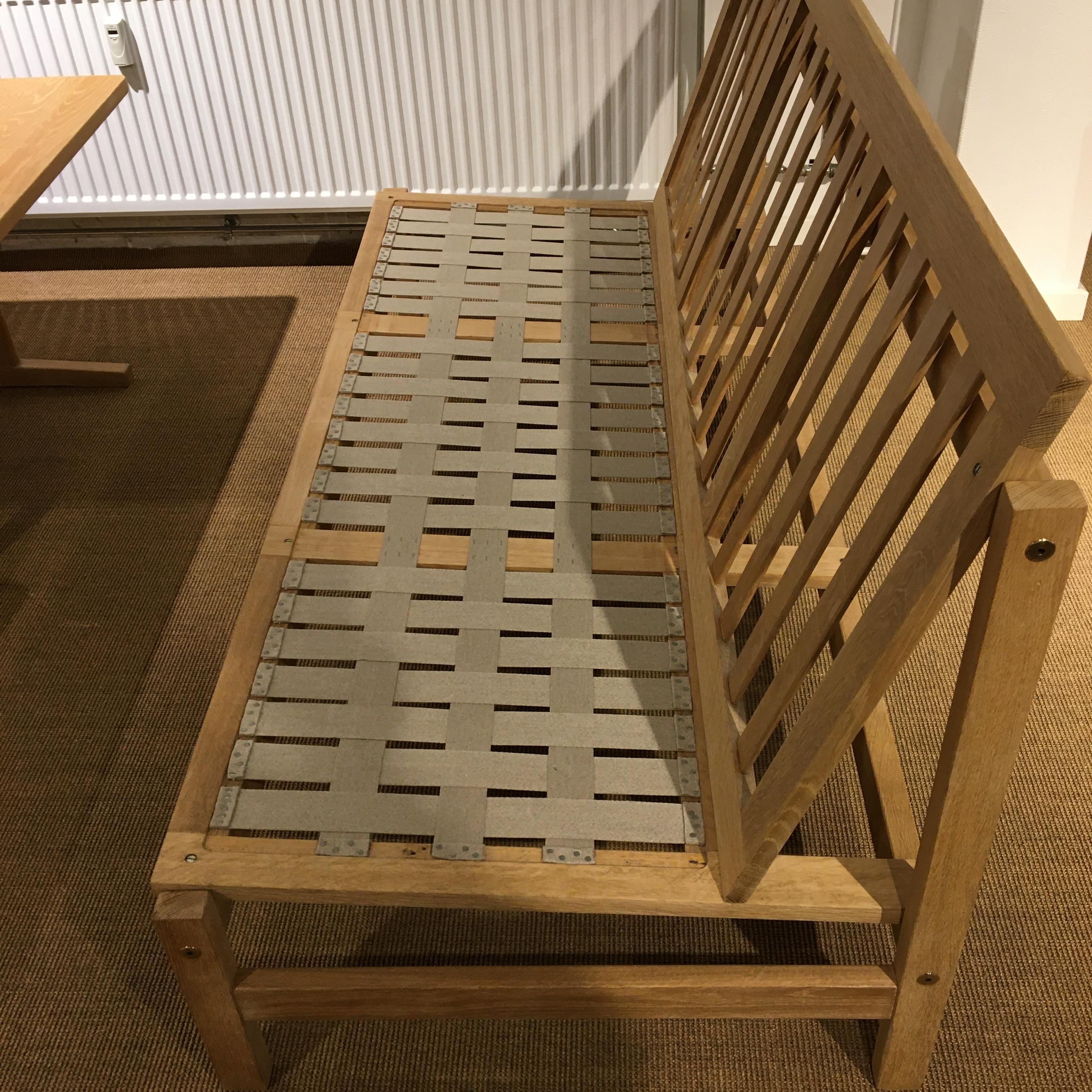 Three-Seat Sofa in Solid Oak Model 2363, Designed by Børge Mogensen 7