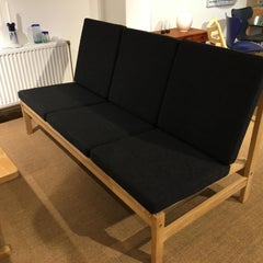 Three-Seat Sofa in Solid Oak Model 2363, Designed by Børge Mogensen