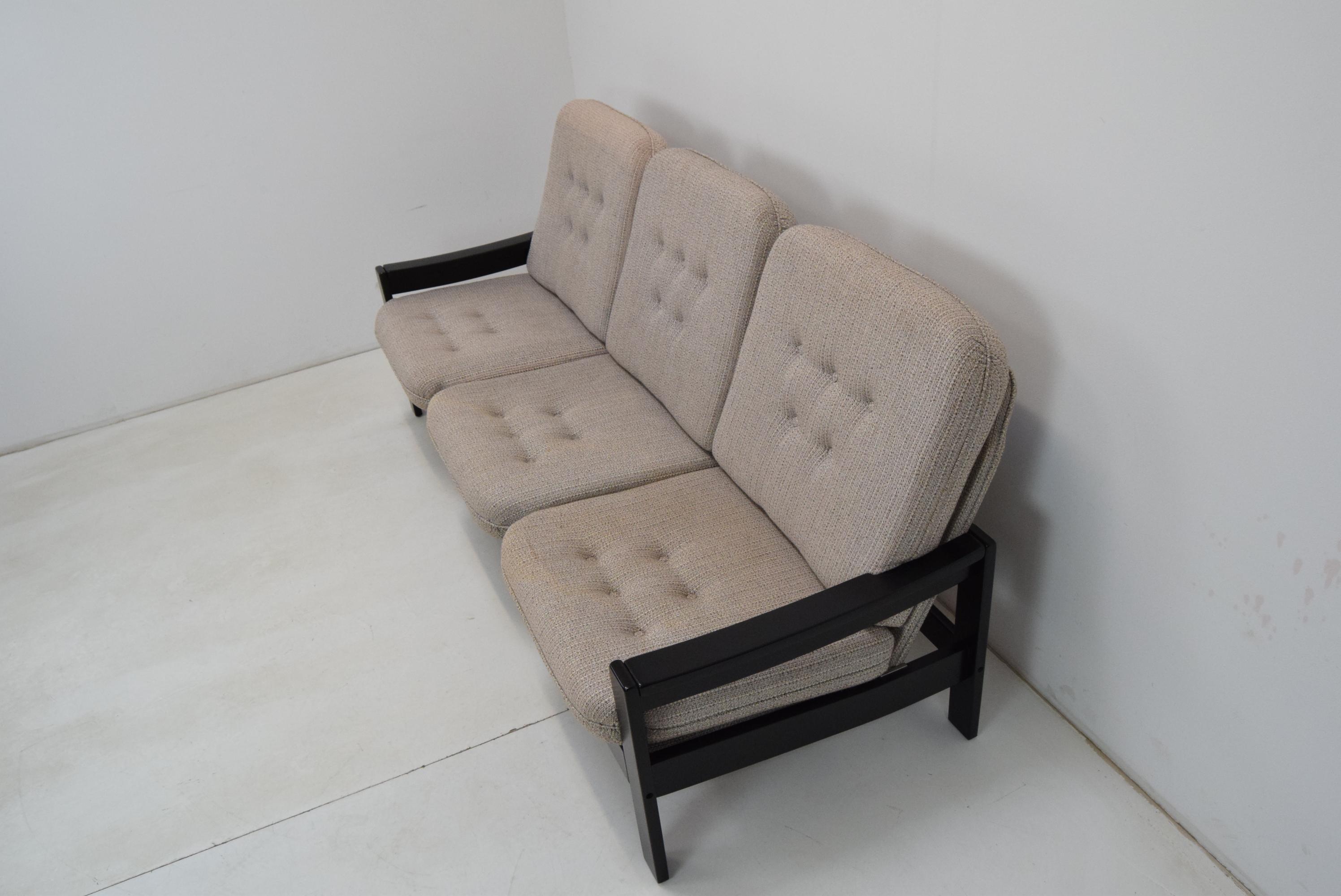 Dreisitzer-Sofa/LEDA LUX, 1980er-Jahre.  im Angebot 2