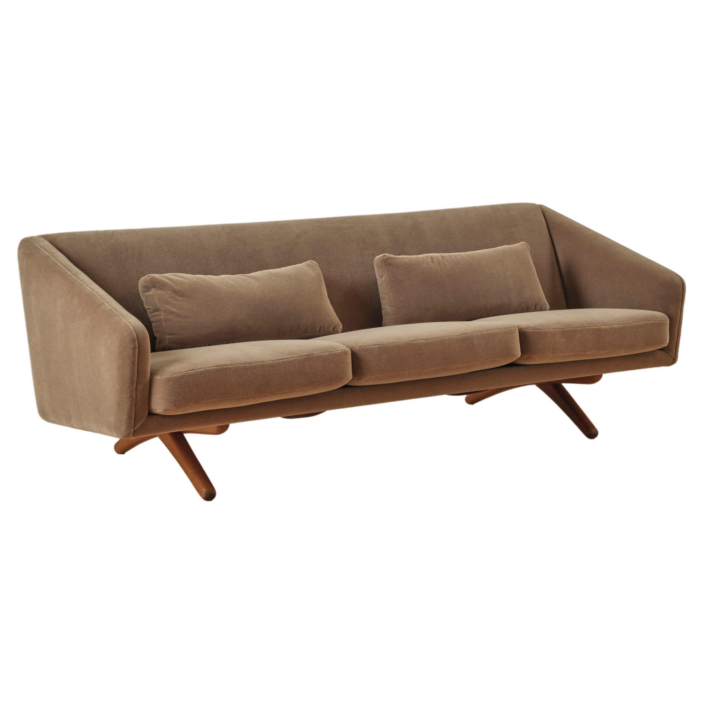 Three Seater Sofa (ML-90) by Illum Wikkelso for Mikael Laursen For Sale