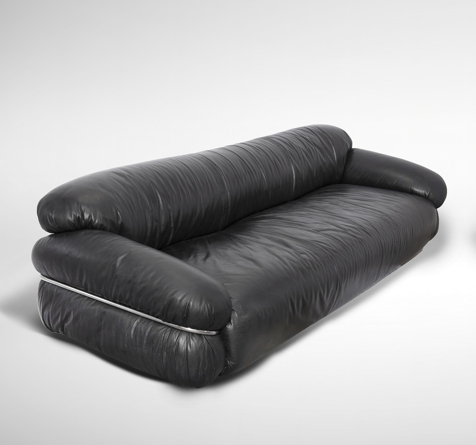 Milieu du XXe siècle Canapé à trois mers Seater de Gianfranco Frattini pour Cassina, Italie 1969 en vente