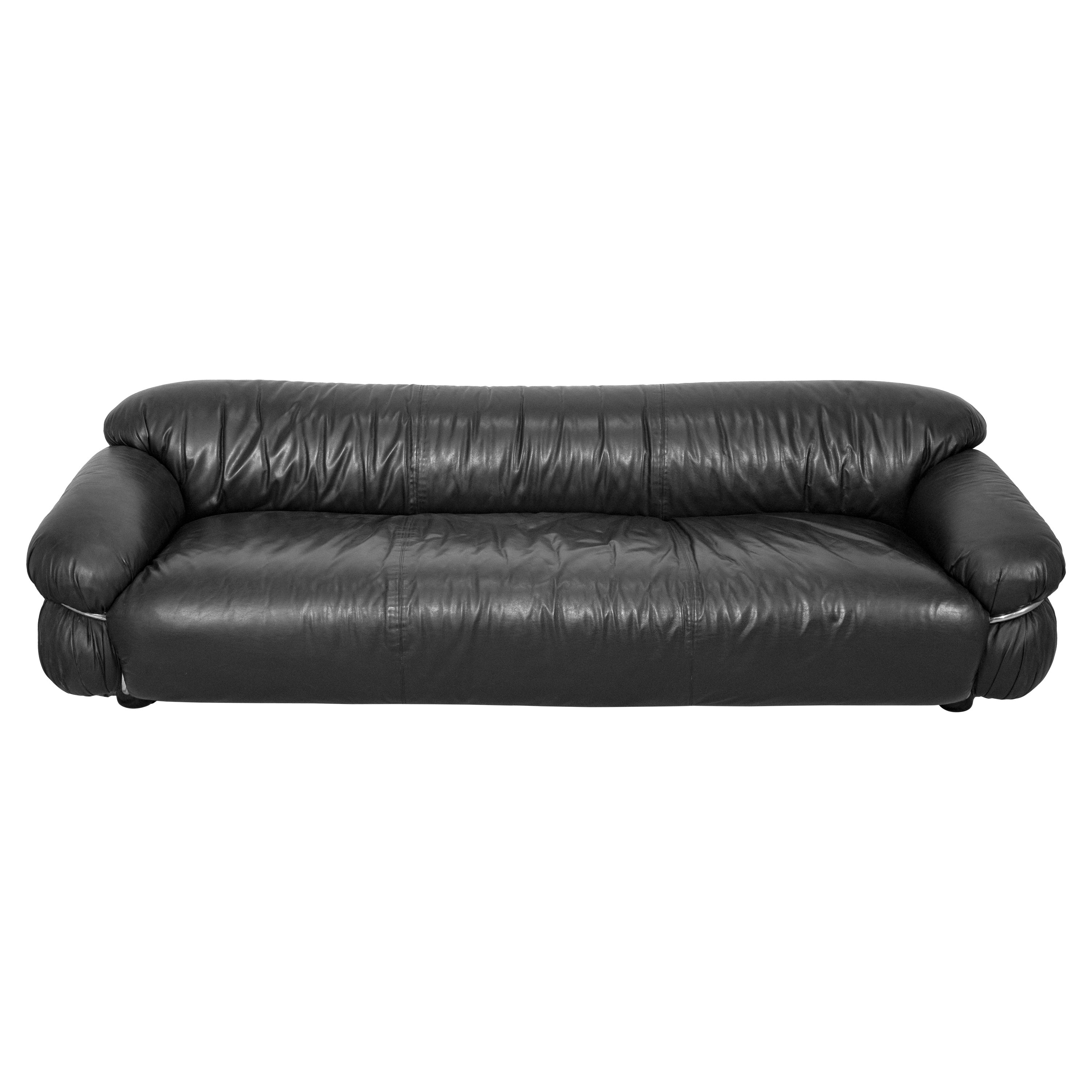Dreisitzer-Sofa „Sesann“ von Gianfranco Frattini für Cassina, Italien 1969
