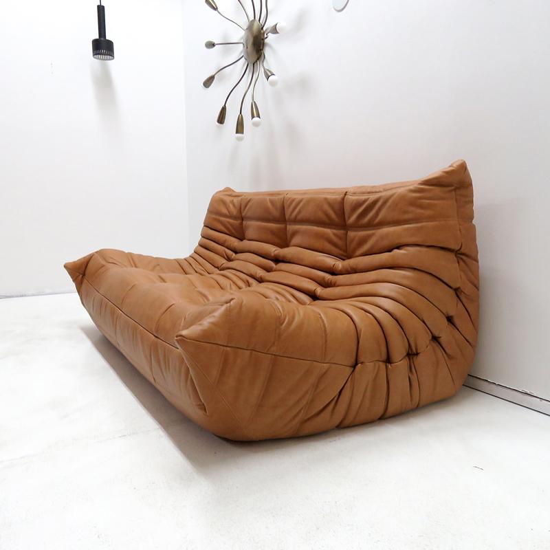 French Three-Seater Sofa 'Togo' by Michel Ducaroy for Ligne Roset For Sale