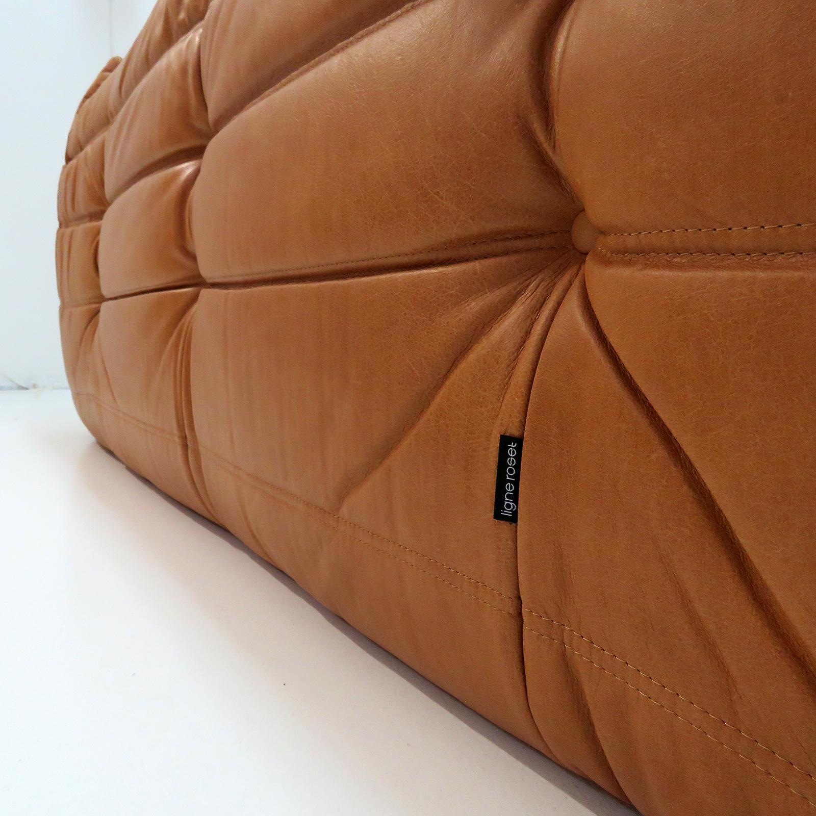 Three-Seater Sofa 'Togo' by Michel Ducaroy for Ligne Roset In Good Condition In Los Angeles, CA