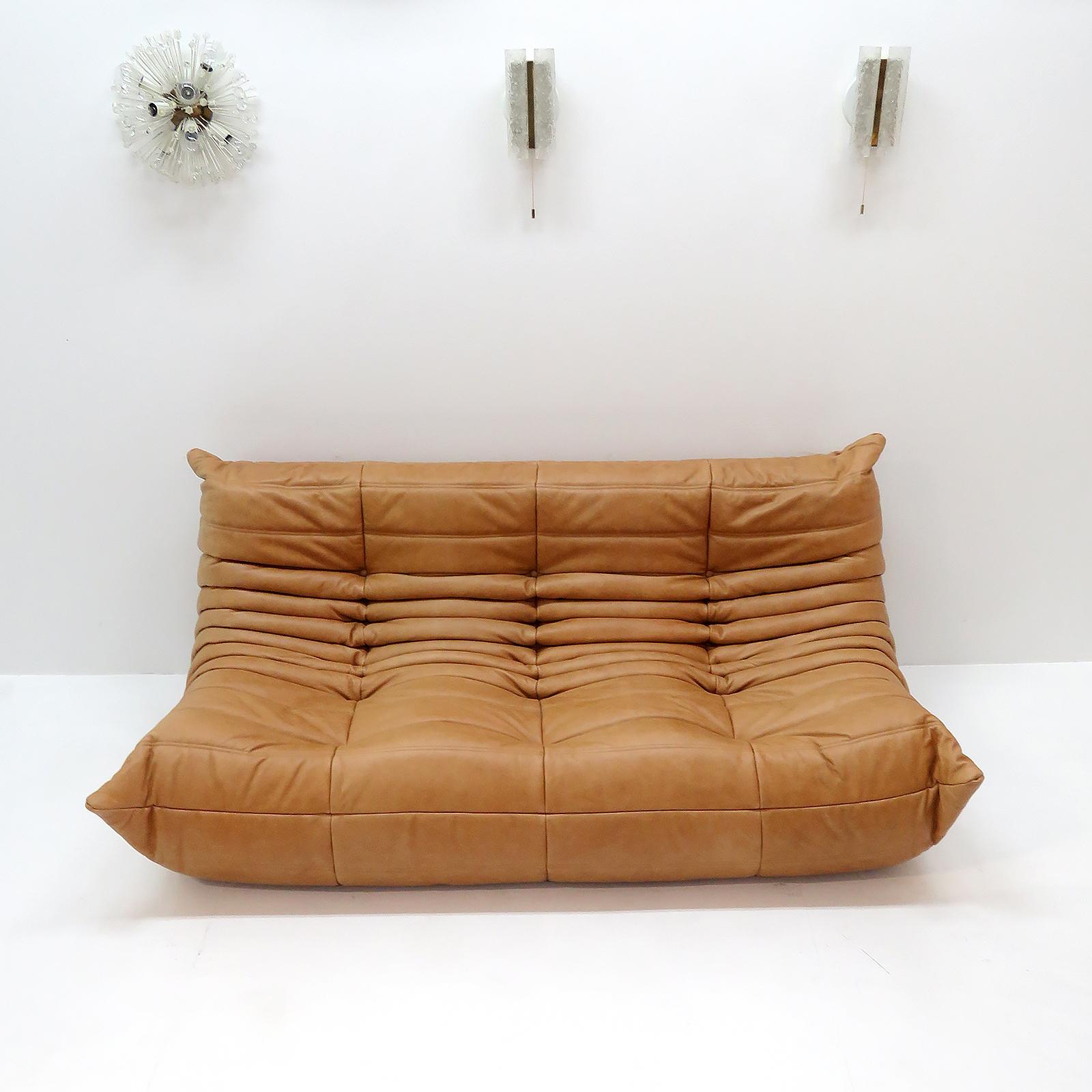 Late 20th Century Three-Seater Sofa 'Togo' by Michel Ducaroy for Ligne Roset For Sale