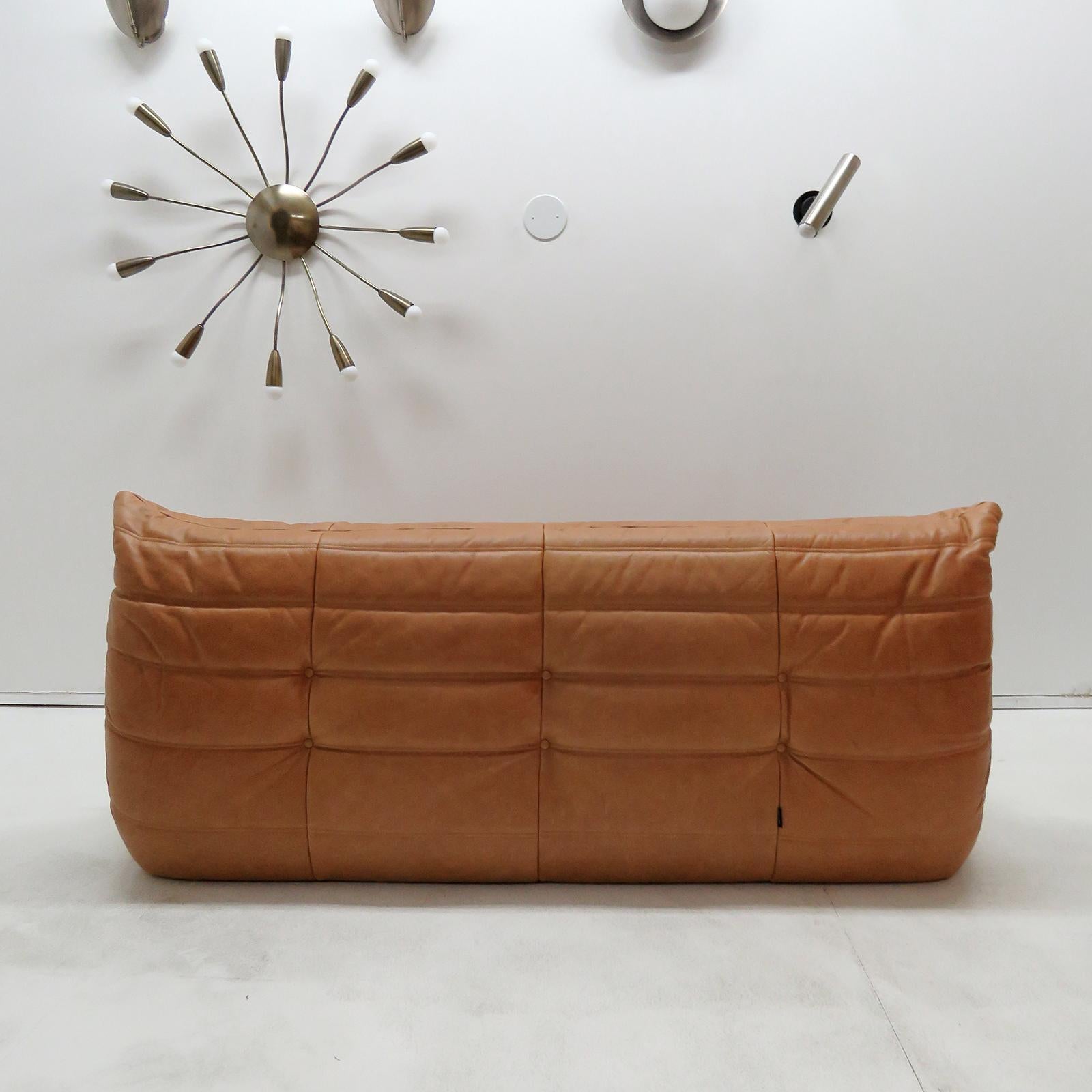 Three-Seater Sofa 'Togo' by Michel Ducaroy for Ligne Roset In Good Condition For Sale In Los Angeles, CA