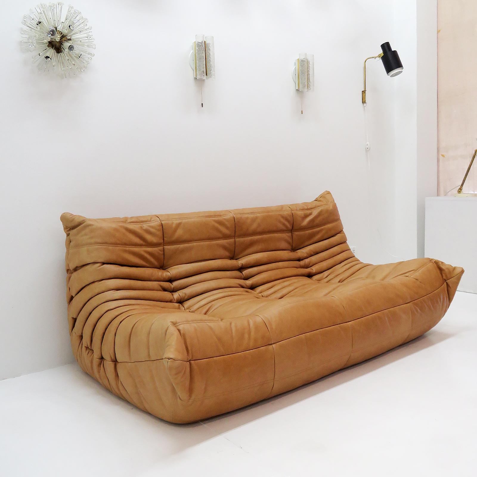 Three-Seater Sofa 'Togo' by Michel Ducaroy for Ligne Roset For Sale 1