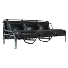 Divano Stringa a tre posti di Gae Aulenti, Italia, 1962 - Tappezzeria originale