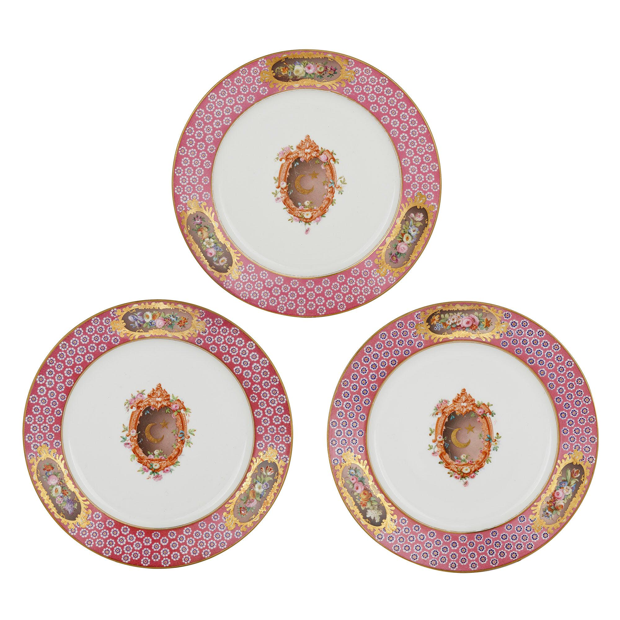 Three Sèvres Plates of Islamic Interest