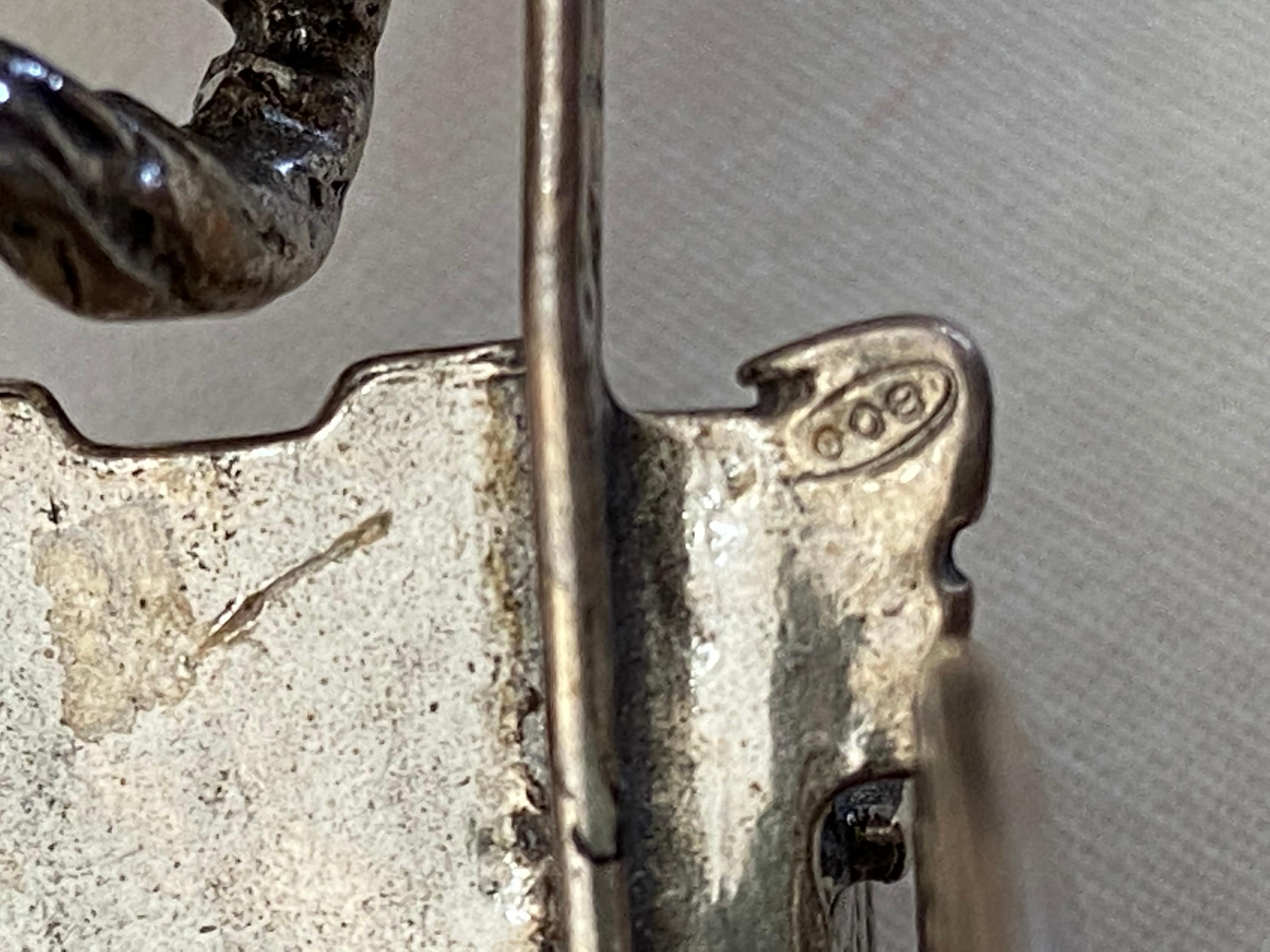 Three Sicilian Carts in 800 Silver For Sale 2