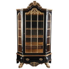 Three-Sided Dutch Display Cabinet in the Baroque Style