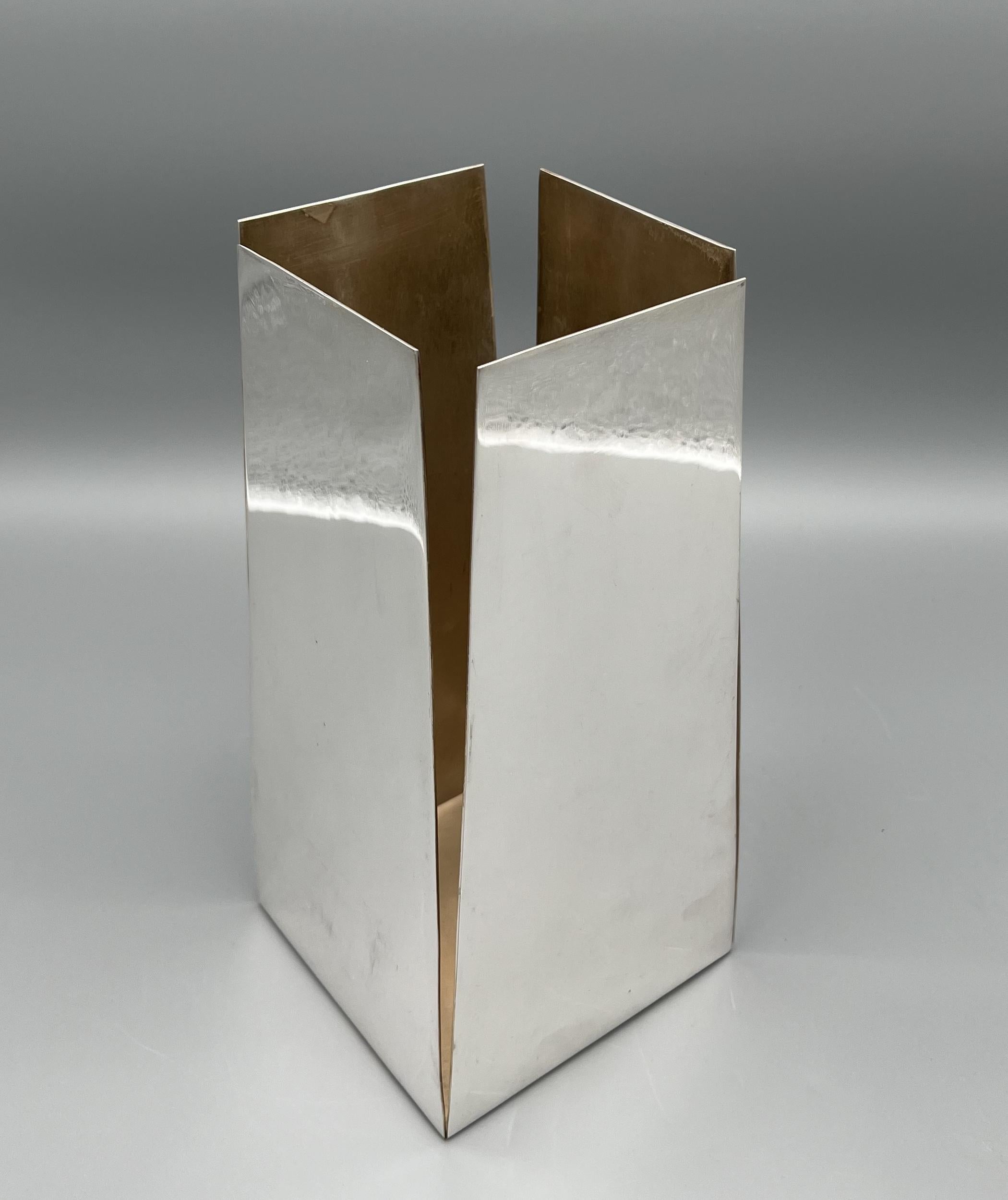 Late 20th Century Three silver-plated bottle covers, Editions Lancel, Paris, France, circa 1970 For Sale