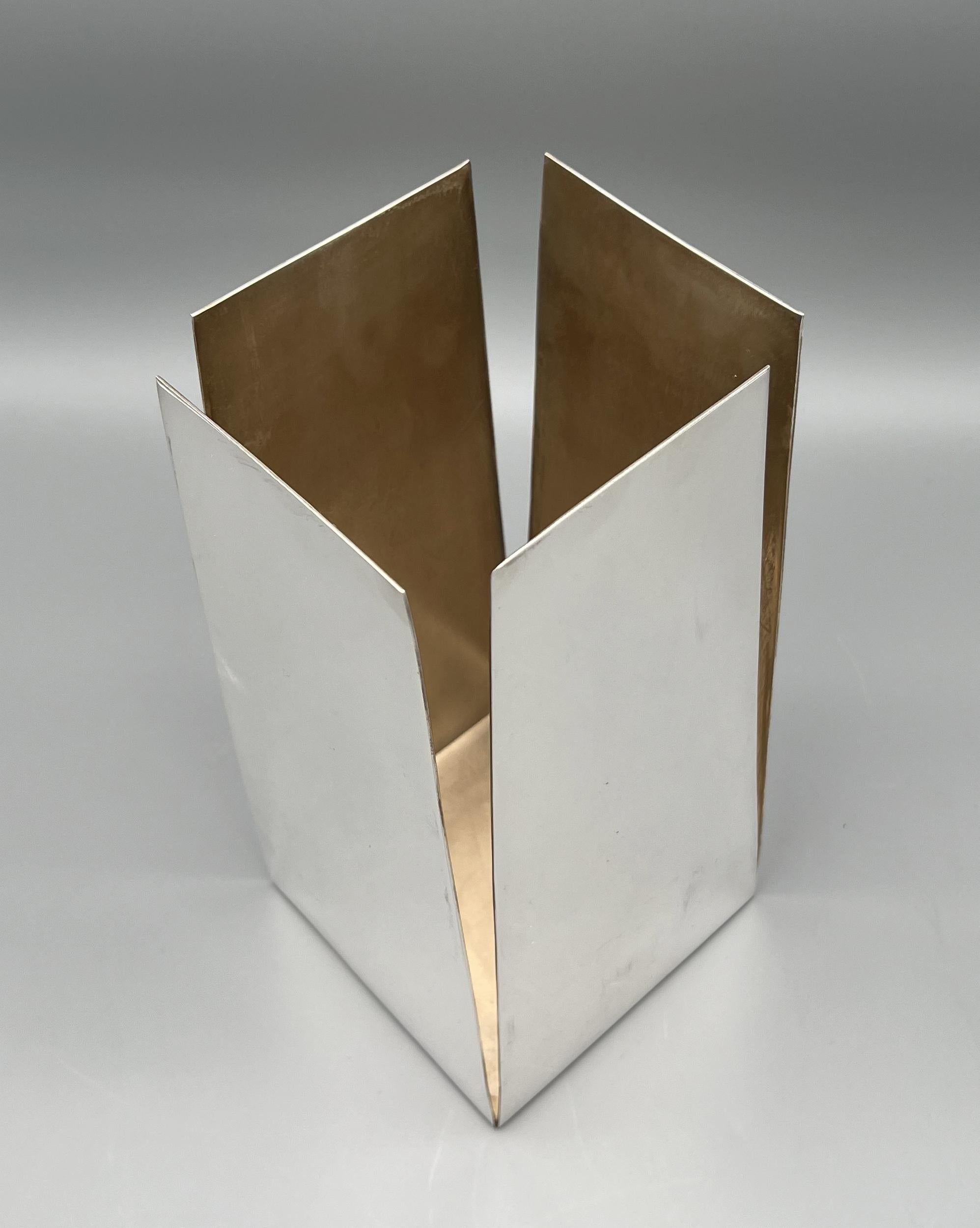 Silver Plate Three silver-plated bottle covers, Editions Lancel, Paris, France, circa 1970 For Sale