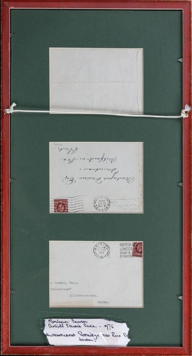 Drei Skizzen auf Postkarten von Montague Dawson RA (Englisch) im Angebot