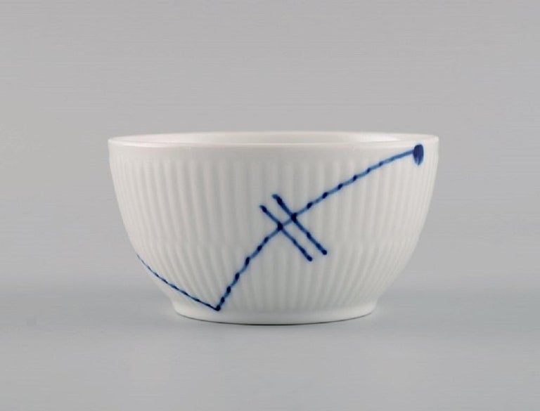 Three Small Royal Copenhagen Blue Fluted Mega Bowls, 21st Century For Sale at 1stDibs