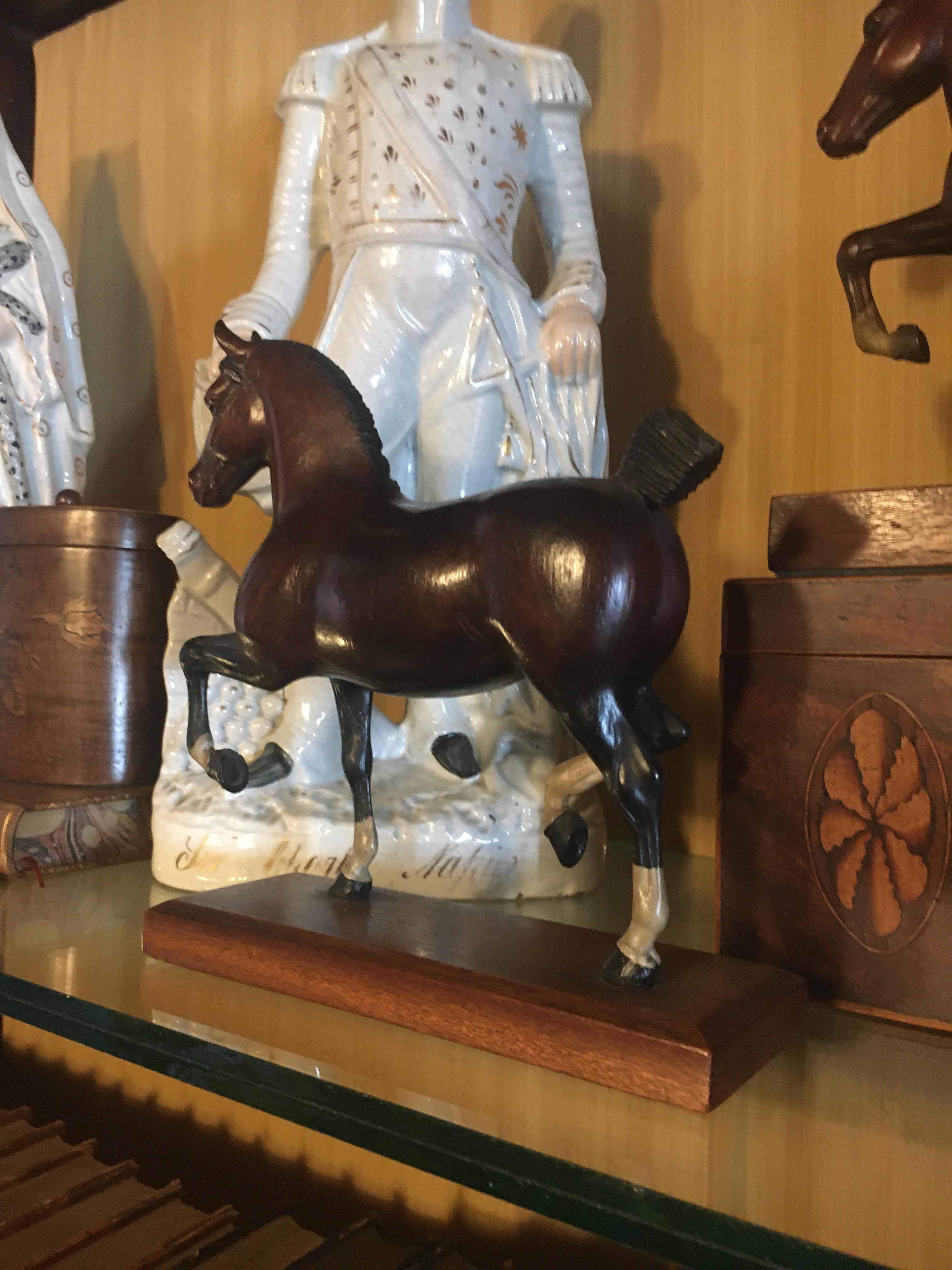 Three Spectacular Peter Giba Horse Sculptures Along With Three P Giba Head Sculp In Excellent Condition For Sale In Buchanan, MI