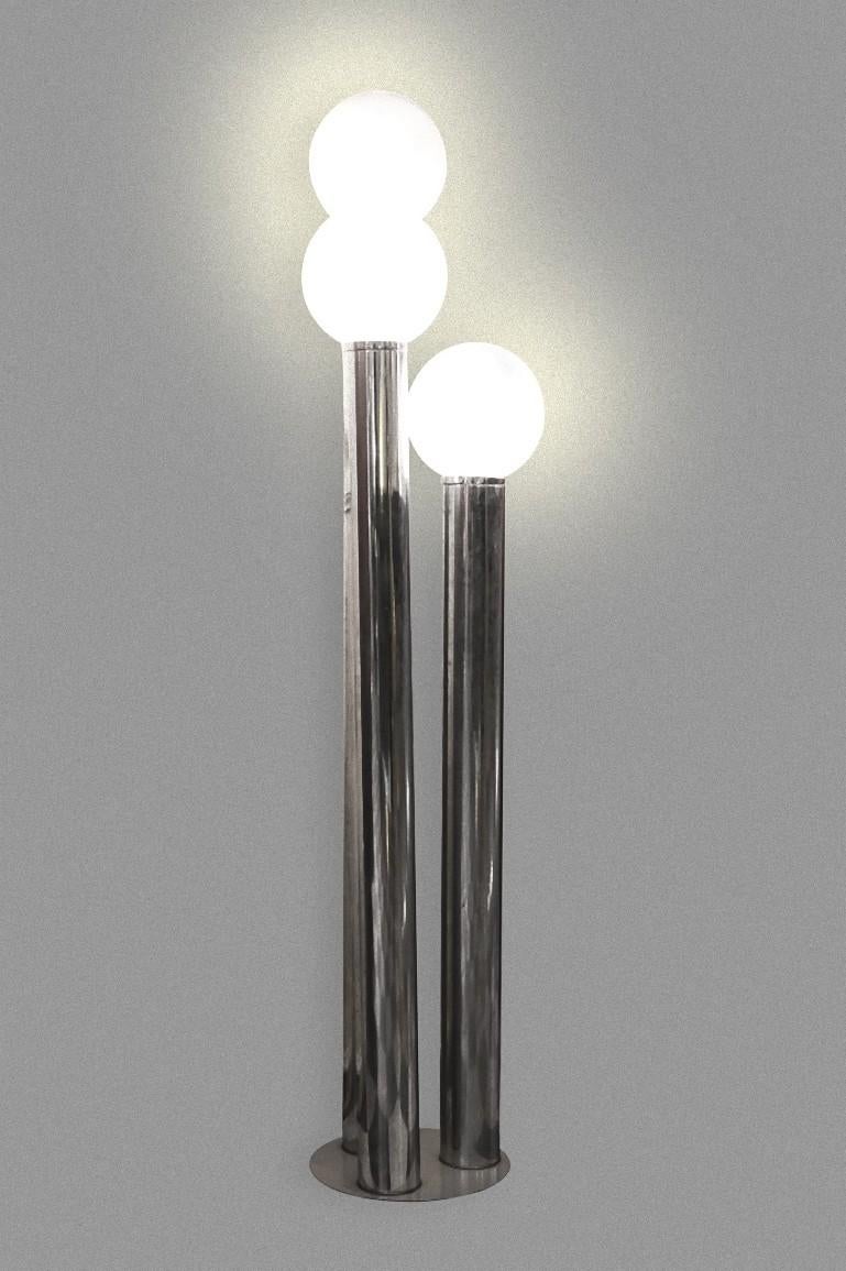Italian Three Spheres Floor Lamp, 1970s