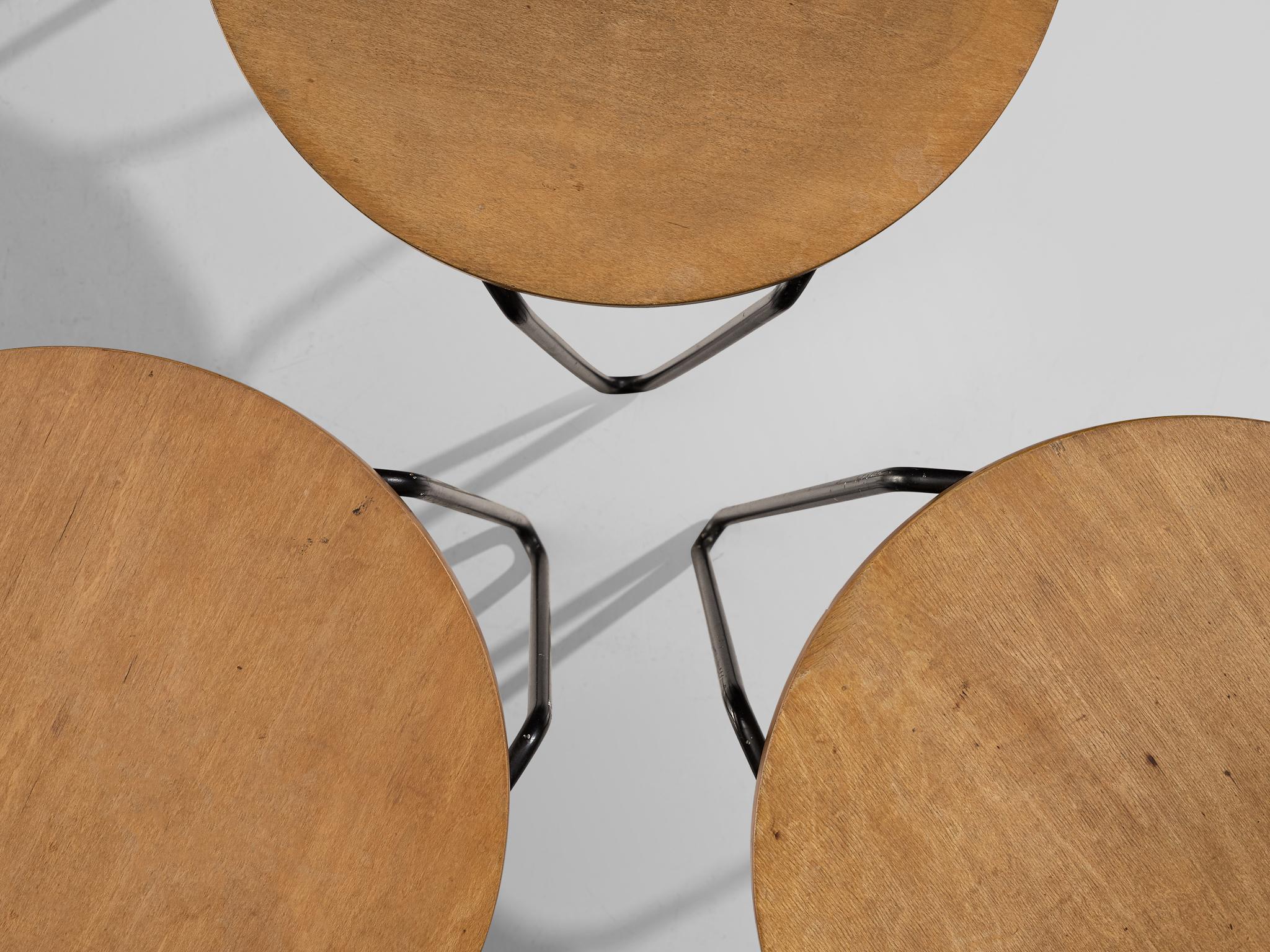 American Three Stacking Stools 