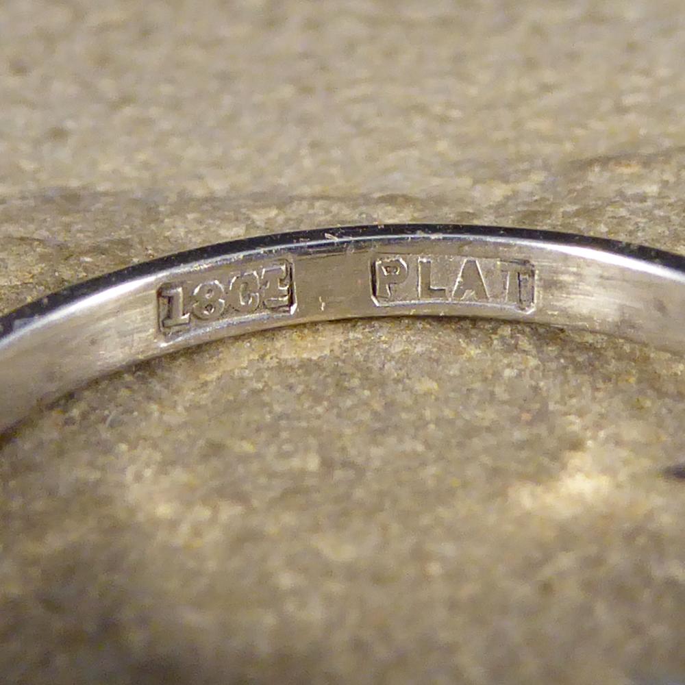Women's Three-Stone Diamond Engagement Ring, 18 Caratgold and Platinum, 1.25 Carat Total