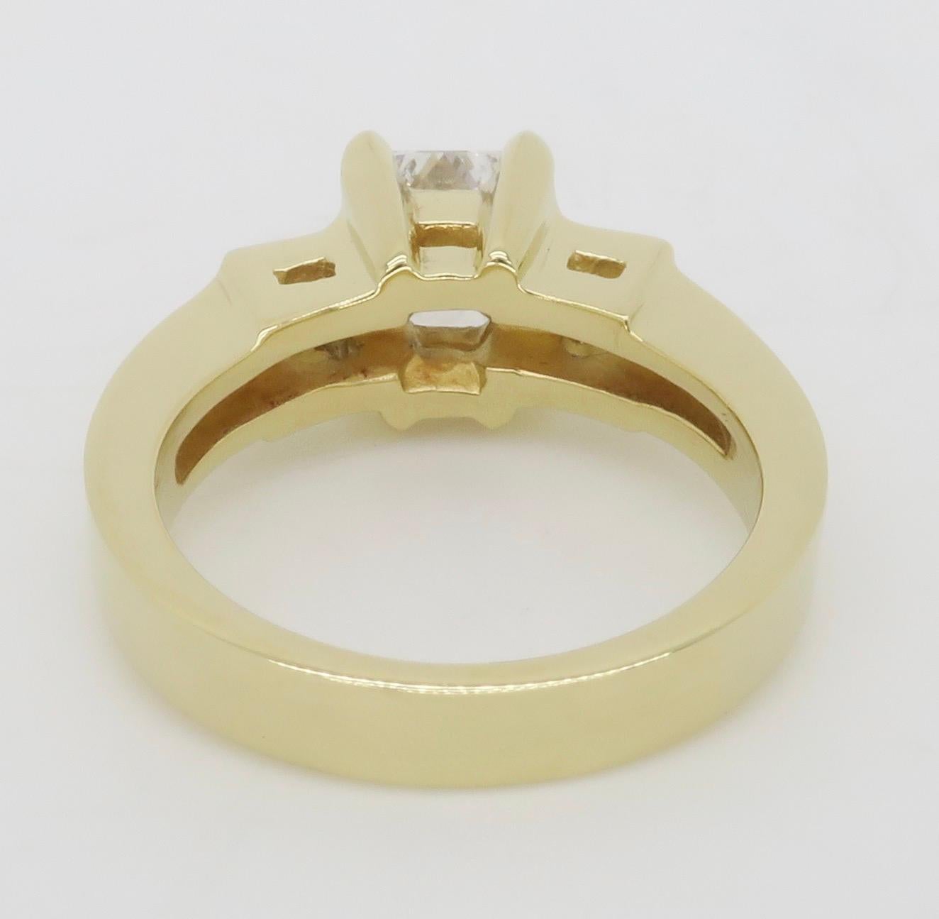 Diamant-Verlobungsring mit drei Steinen 5