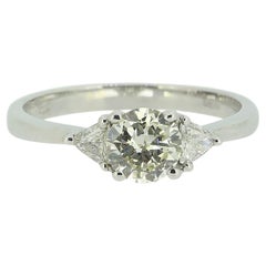 Three-Stone Diamond Engagement Ring