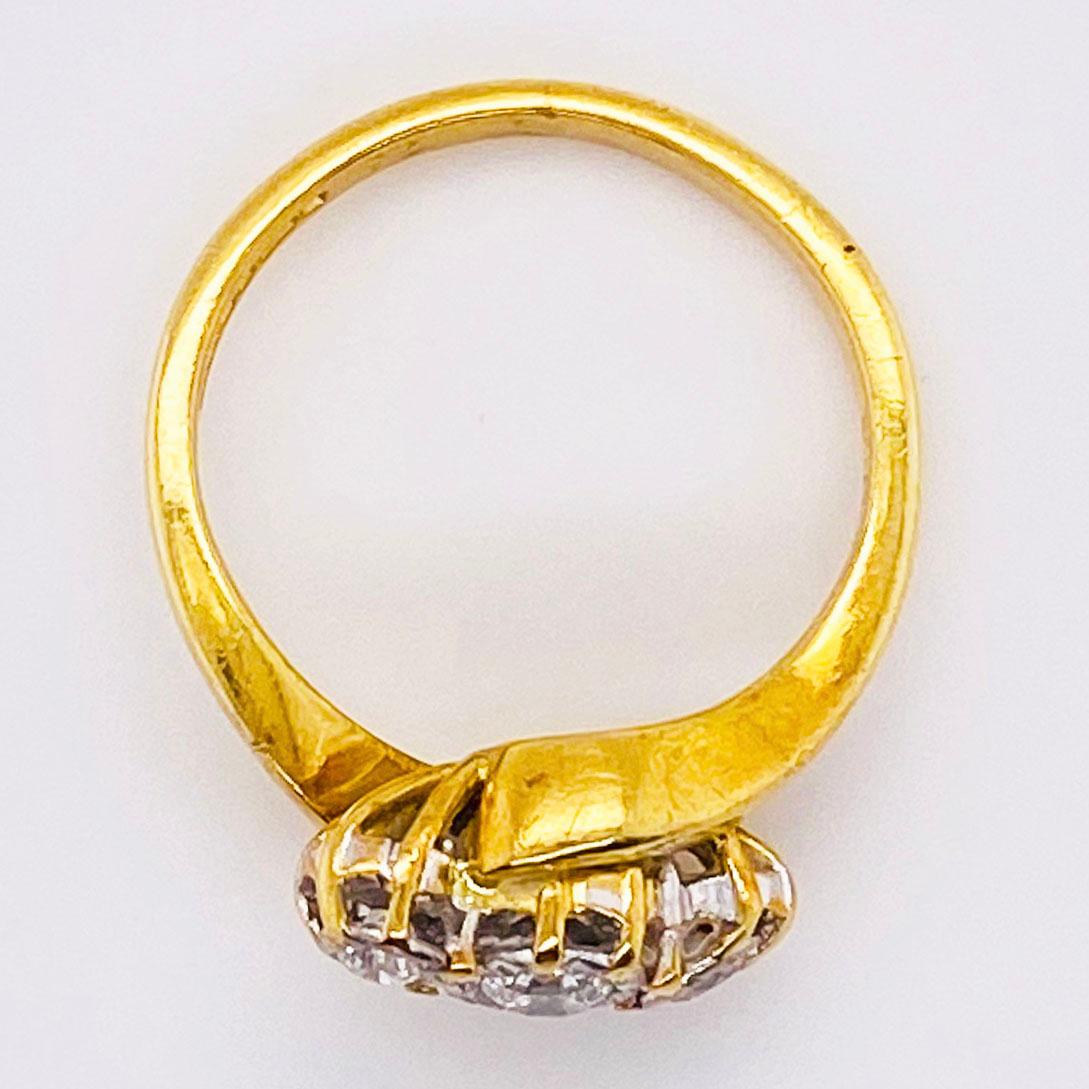 past present future ring gold