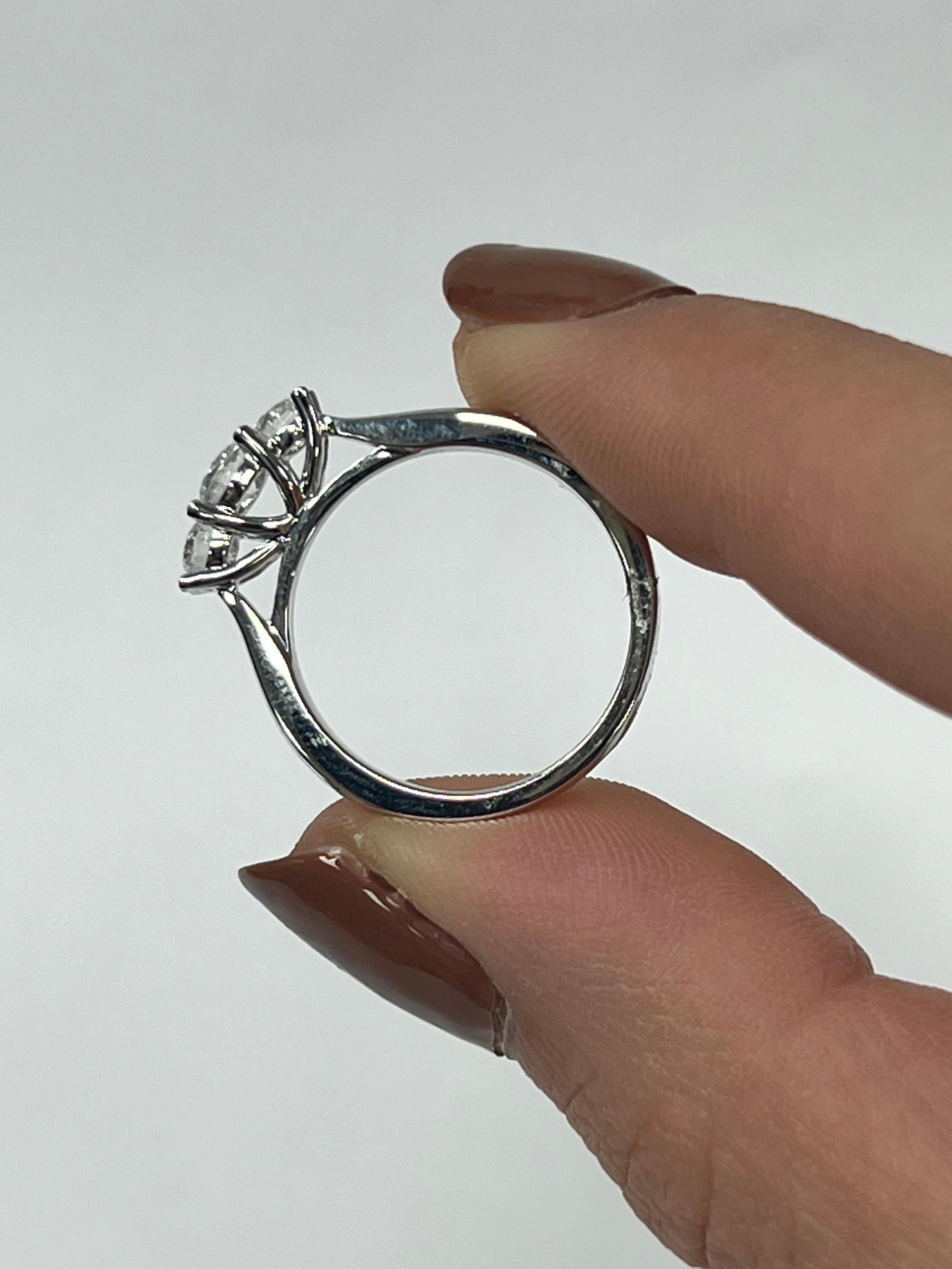 Women's Three Stone Diamond Ring For Sale