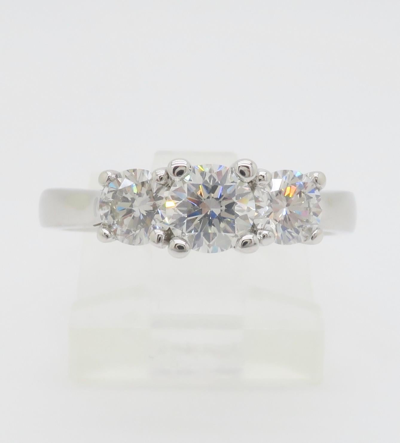 Three Stone Diamond Ring 4