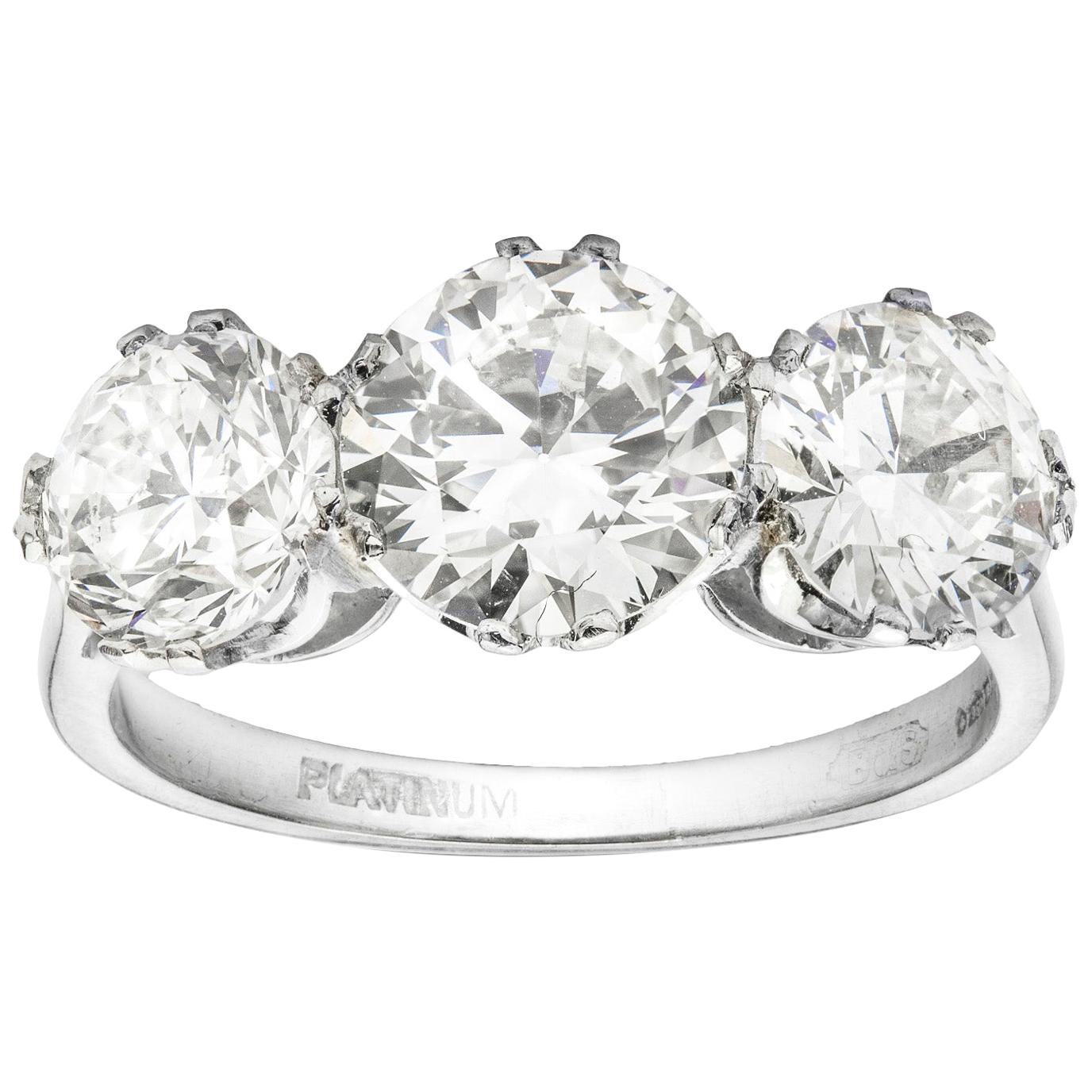 Three-Stone Diamond Ring