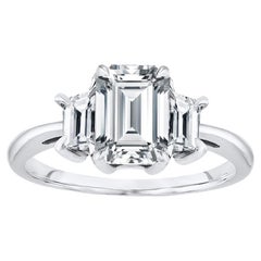 Three Stone Emerald Cut Diamond Ring 1.00 Ct. Tw