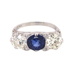 Sapphire Three-Stone Rings